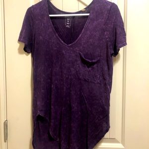 Comfy Stretchy V-neck Short Sleeve